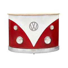 Barra de bar vintage Volkswagen roja