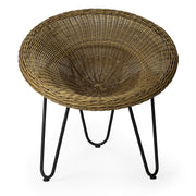 Silla exterior de ratán Nidus