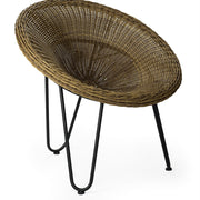 Silla exterior de ratán Nidus