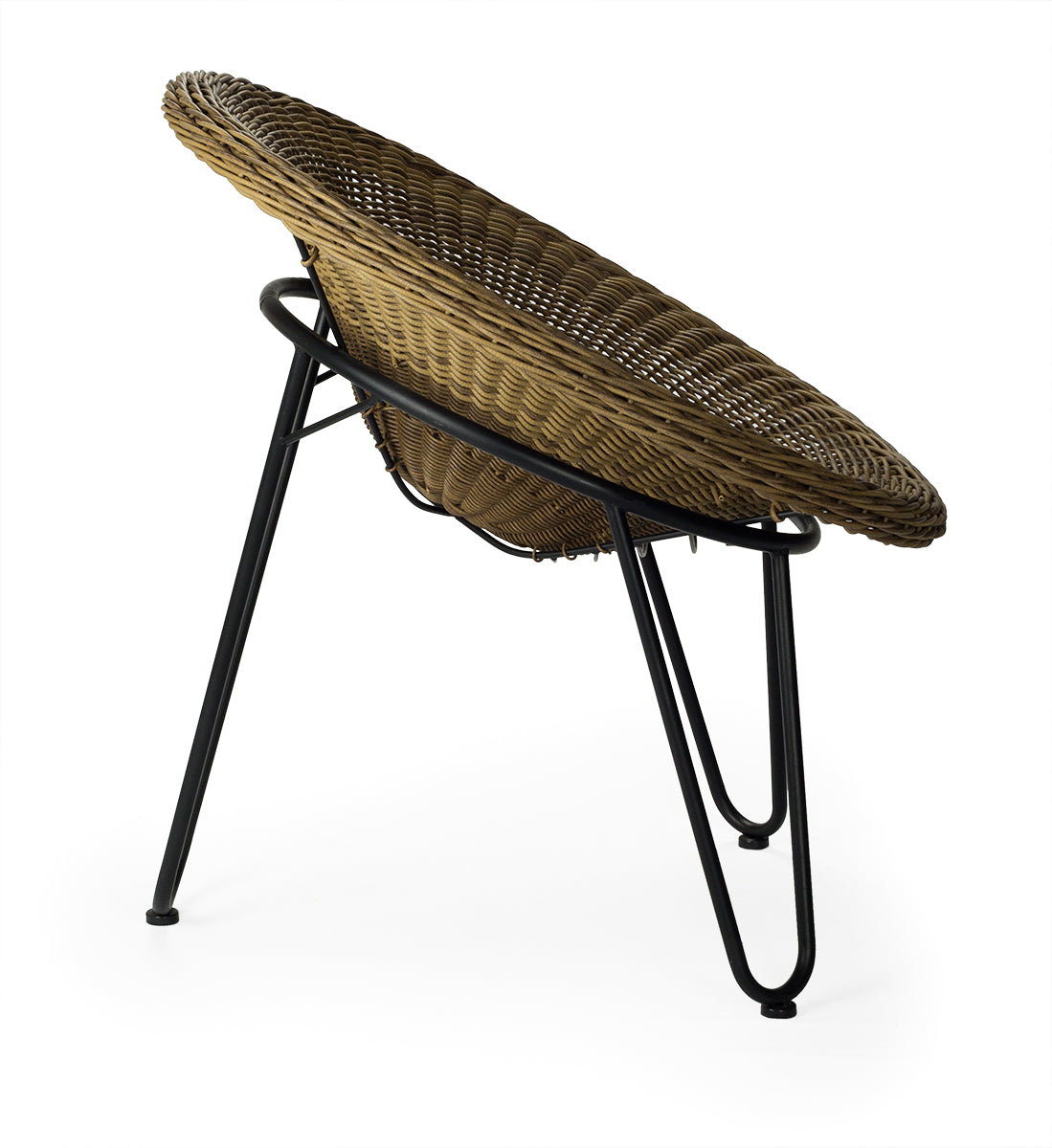 Silla exterior de ratán Nidus