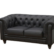 Canapé Chester 2 places en semi-cuir