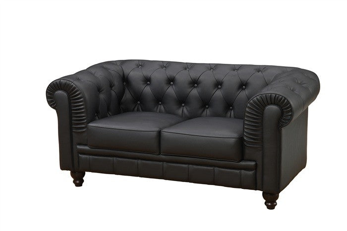 Canapé Chester 2 places en semi-cuir