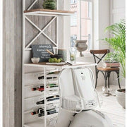 Estanteria moto Vespa blanca Craisy