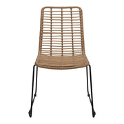 Silla de rattan de comedor Crystal