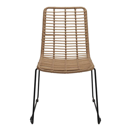 Silla de rattan de comedor Crystal