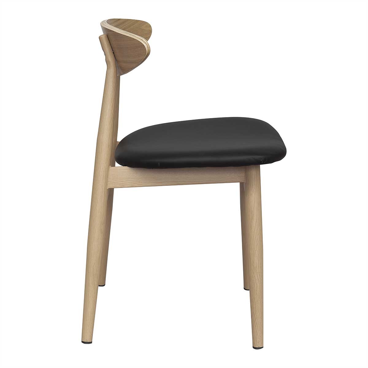Silla de comedor danesa Reysa