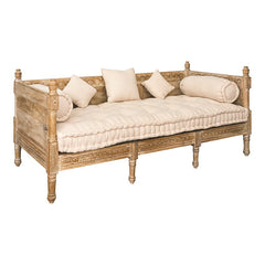 Sofa de madera maciza tallado Tiger