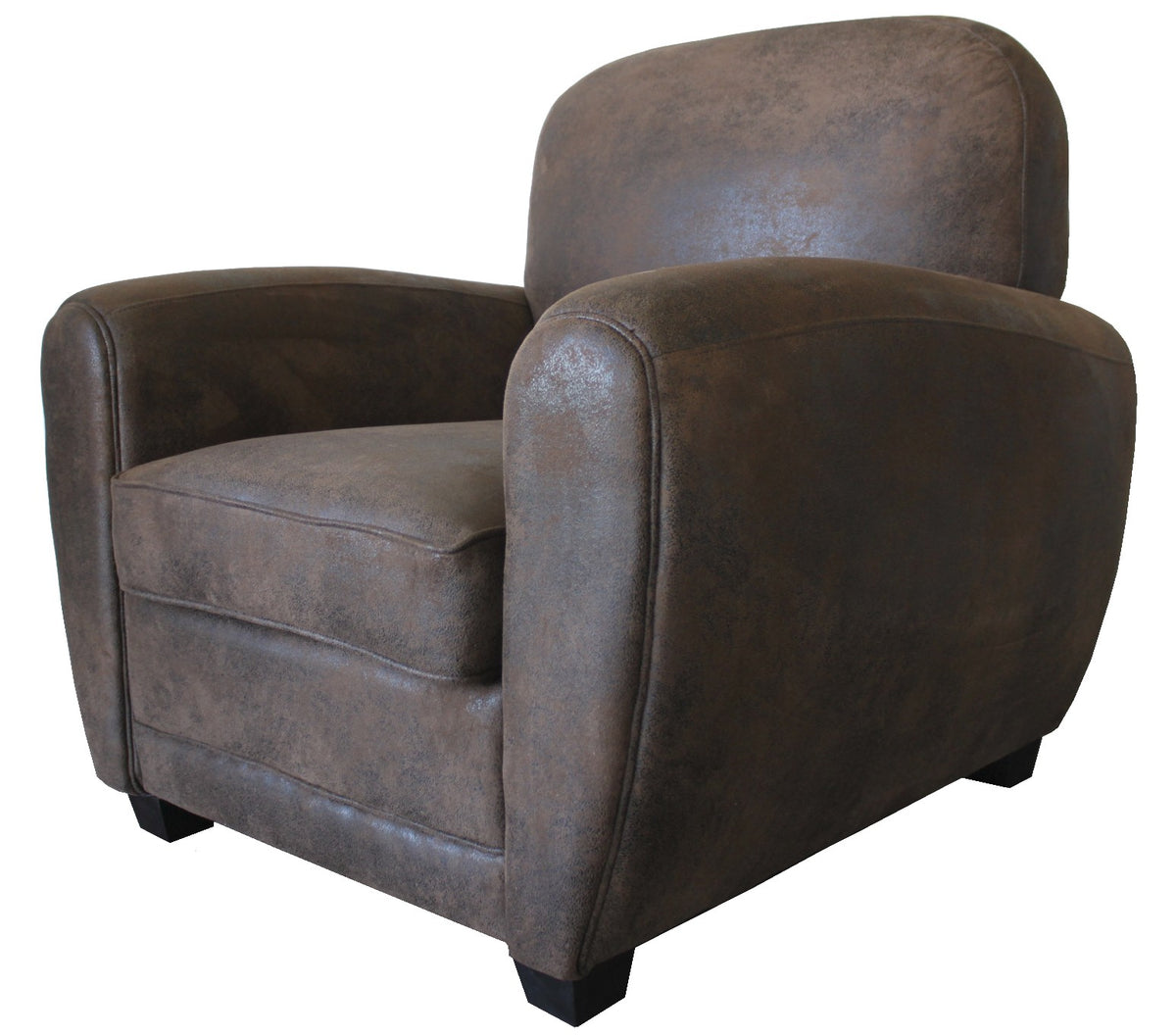Sillón vintage tapizado Noruega 1 plaza