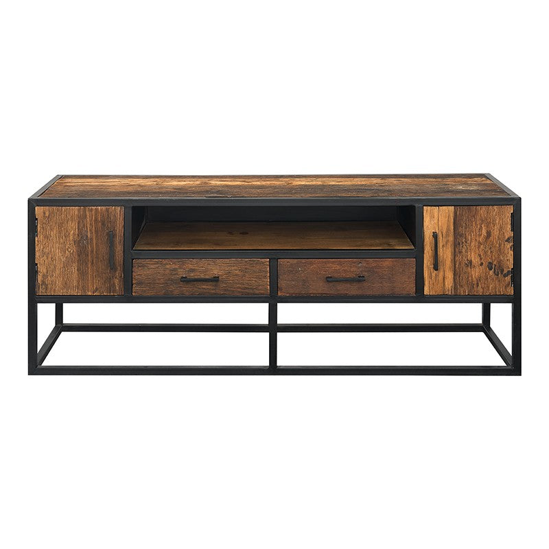 Mueble de televisión madera de mango y acero Lumier