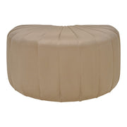 Puff terciopelo Shell beige