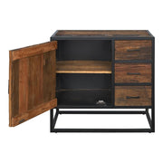 Aparador de madera y acero Lumier Small