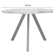 Mesa de comedor 120Ø madera Alaska