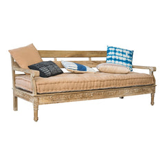 Sofa de estilo vintage en madera Sheran