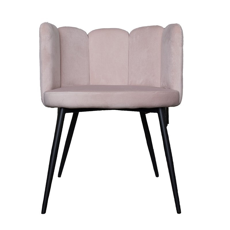 Sillón de comedor terciopelo Milo