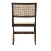 Silla de comedor madera y ratán Dana