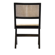 Silla de comedor madera y ratán Dana
