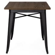 Mesa vintage lix Madera negro mate