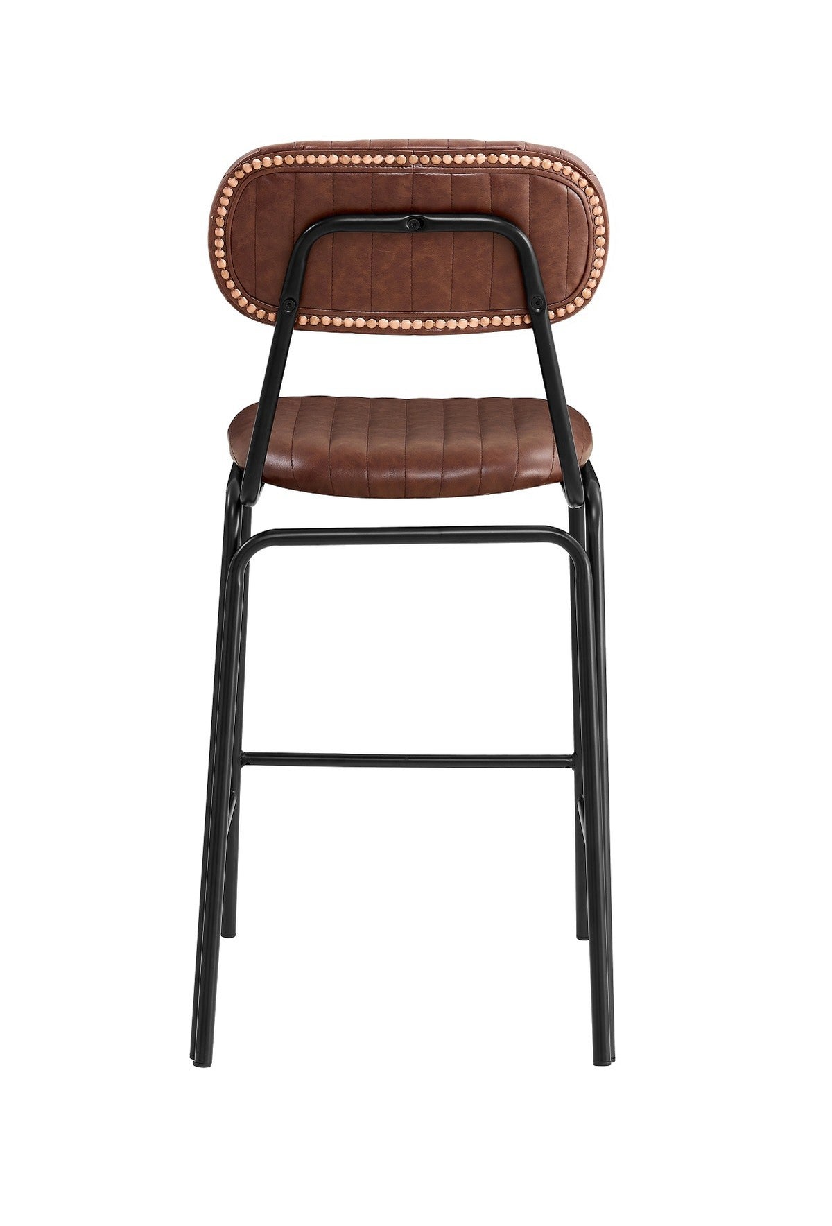 Taburete de bar vintage semipiel Atila h65