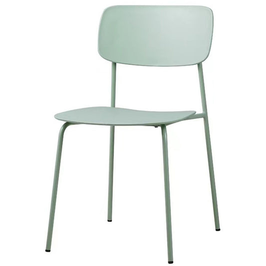 Silla de comedor apilable polipropileno Afra verde