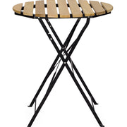 Mesa estilo Bistro plegable redonda