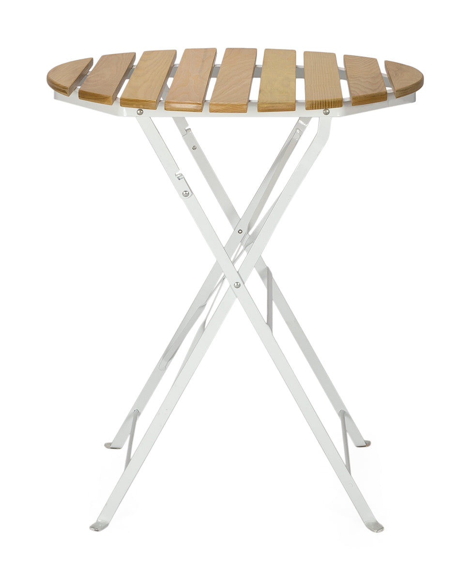Mesa estilo Bistro plegable redonda