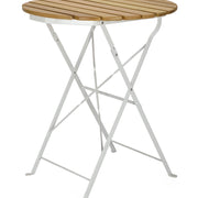 Mesa estilo Bistro plegable redonda
