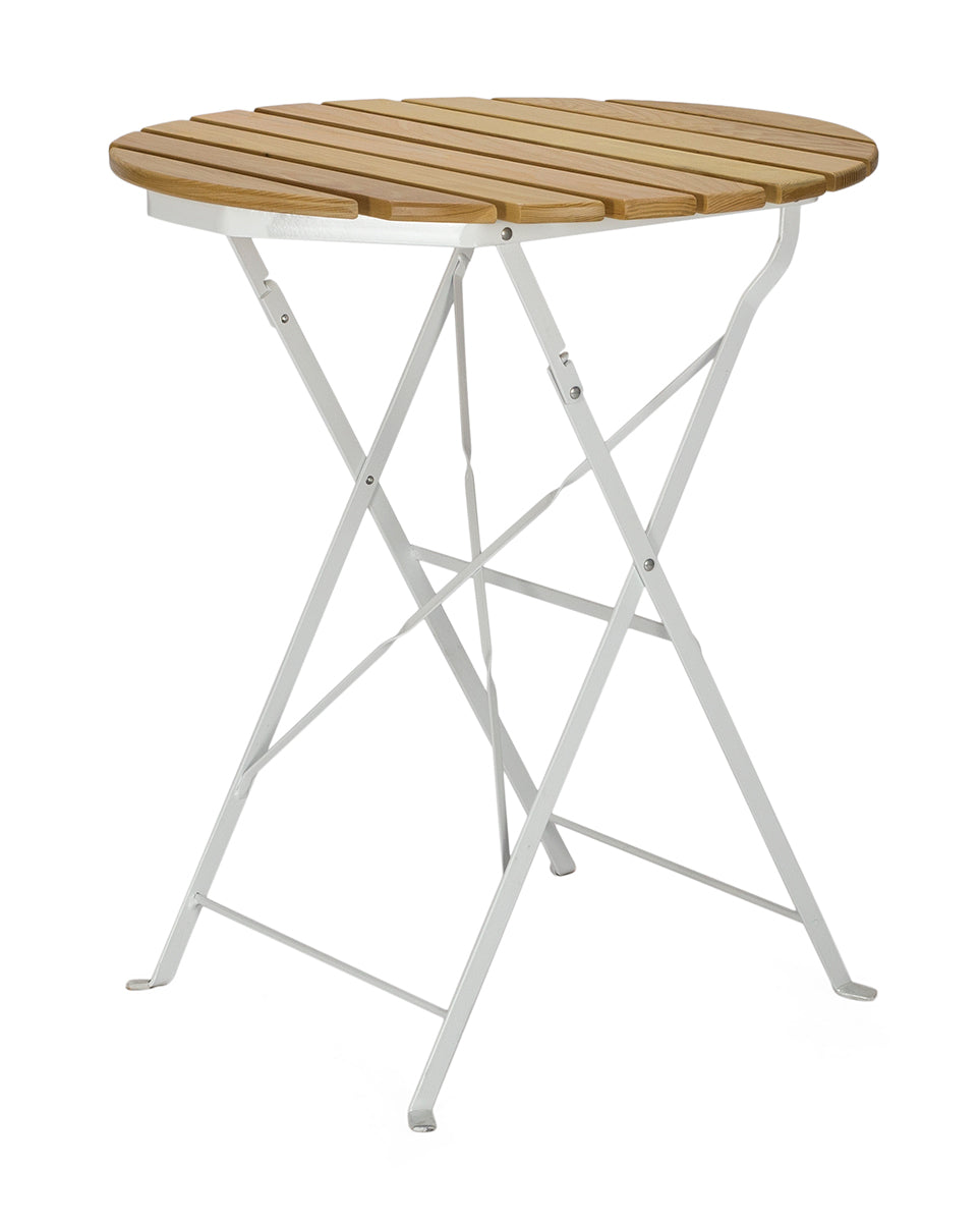 Mesa estilo Bistro plegable redonda