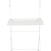 Silla estilo Bistro plegable acero