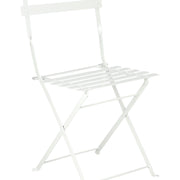 Silla estilo Bistro plegable acero
