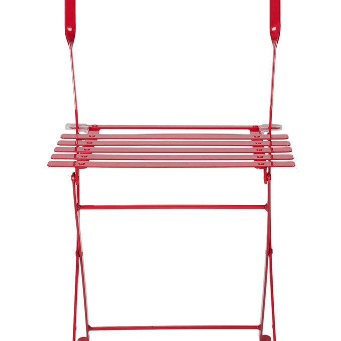 Silla estilo Bistro plegable acero