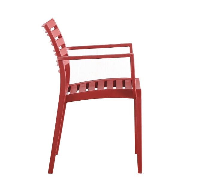 Silla de exterior apilable polipropileno Sena