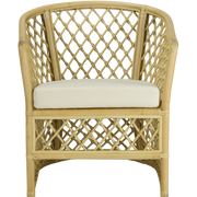 Sillón de ratán natural trenzado Sigur