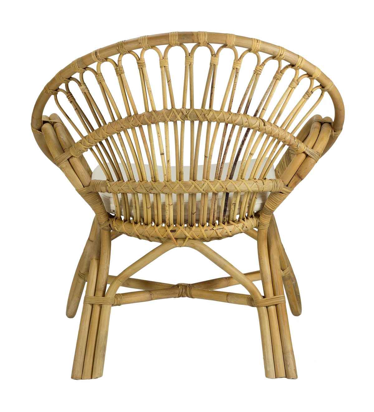 Fauteuil en rotin naturel tissé Hanoi