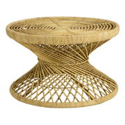 Mesa auxiliar de ratán natural Yuka D.80
