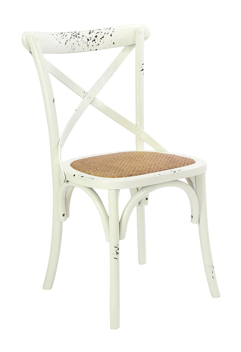 Silla de comedor vintage madera envejecida Tone