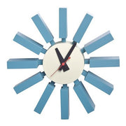 Reloj de pared Nicoll azul
