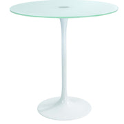 Mesa de comedor Tulip cristal 90