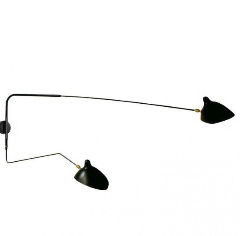 Lámpara de Aplique de pared Serlly negro