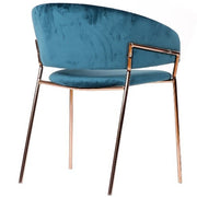 Silla terciopelo gold Arisa
