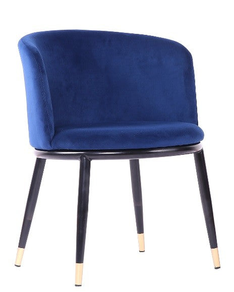 Sillón terciopelo velvet azul Laima