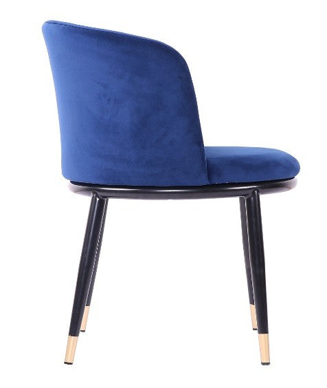 Sillón terciopelo velvet azul Laima