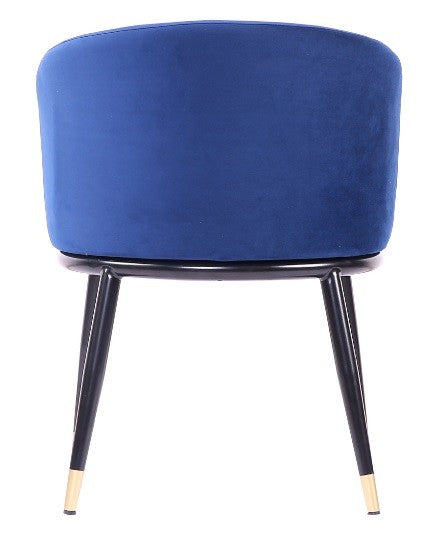 Sillón terciopelo velvet azul Laima