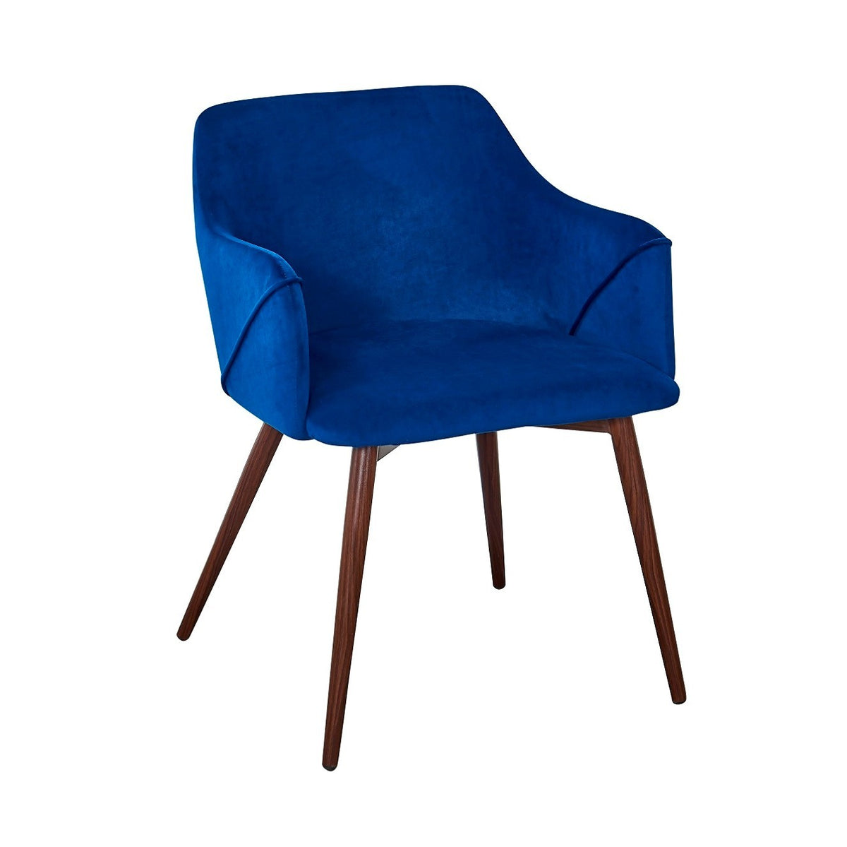 Sillón Comedor Terciopelo Azul Nala