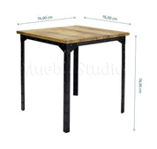 Mesa comedor Sanse baja 76 industrial