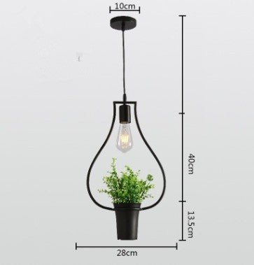Lámpara de techo con plantas Versalles II