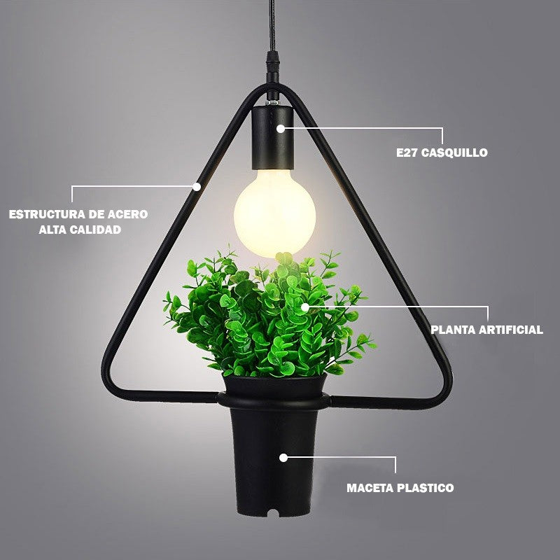 Lámpara de techo con plantas Versalles III