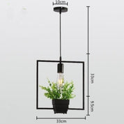 Lámpara de techo con plantas Versalles IV