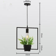 Lámpara de techo con plantas Versalles IV