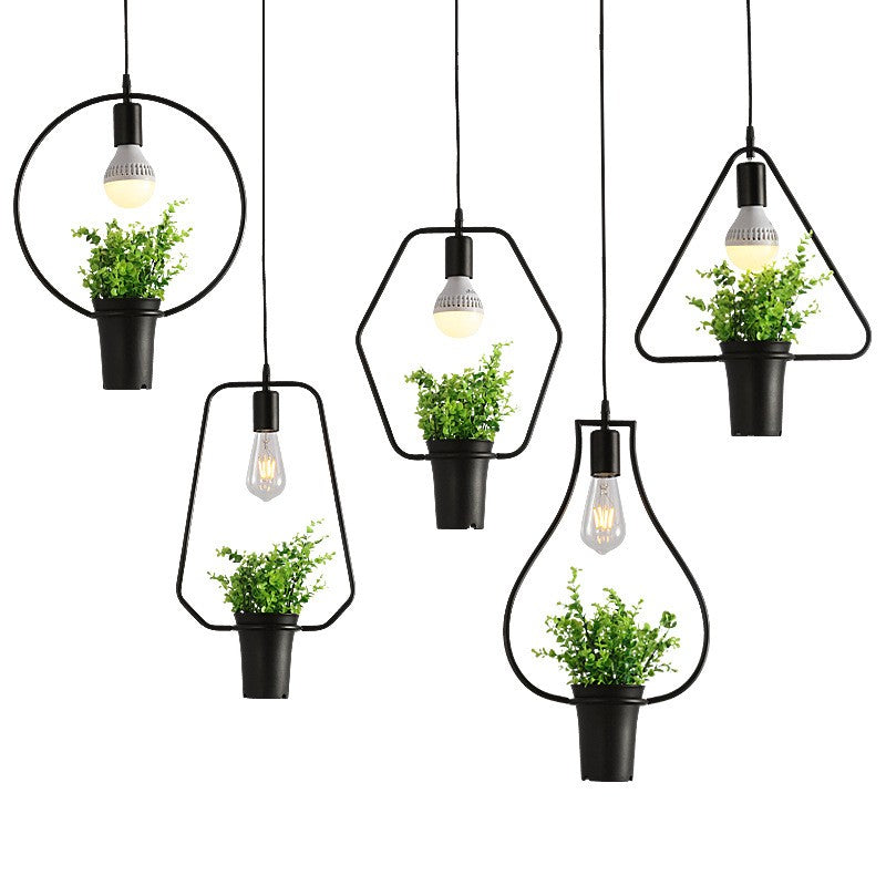 Lámpara de techo con plantas Versalles V