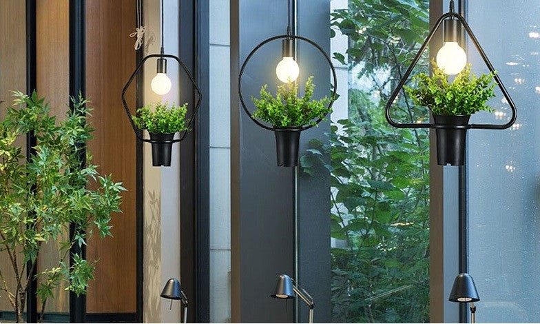 Lámpara de techo con plantas Versalles V
